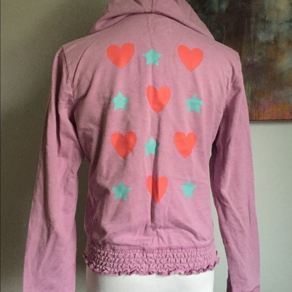 Kirra Purple zip up Hoodie Y2K